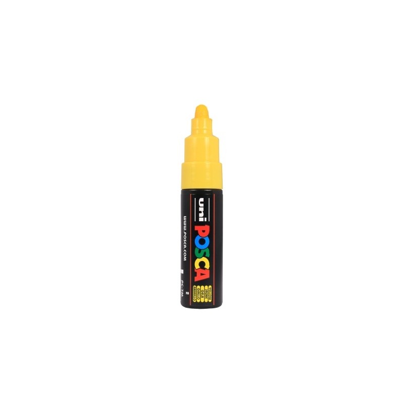 Viltstift Posca 4,5mm/5,5mmgeelmetrondetop