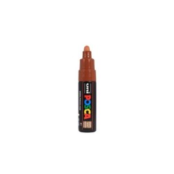 Viltstift Posca 4,5mm/5,5mmbruinmetrondetop