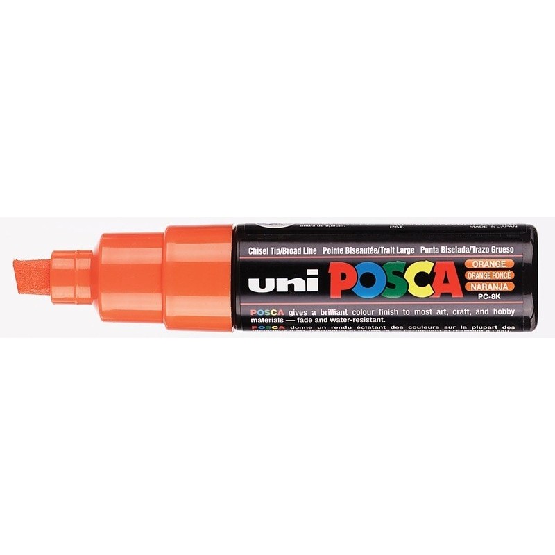 Viltstift Posca bredepunt8mmoranje