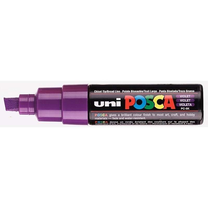 Viltstift Posca bredepunt8mmviolet