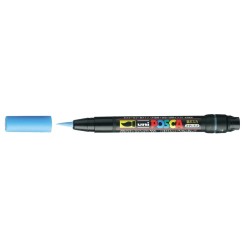 Viltstift Posca penseelpunt1-10mmlblauw