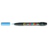 Viltstift Posca penseelpunt1-10mmlblauw