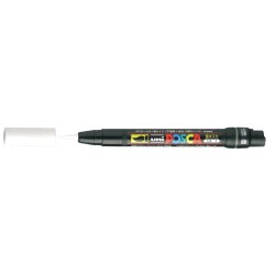 Viltstift Posca penseelpunt1-10mmwit