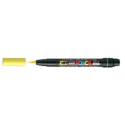 Viltstift Posca penseelpunt1-10mmgeel