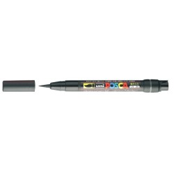 Viltstift Posca penseelpunt1-10mmzwart