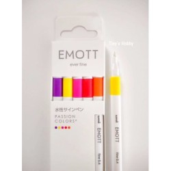 EMOTT Set van 5 stiftjes - PASSION COLORS