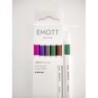 EMOTT Set van 5 stiftjes - VINTAGE COLORS