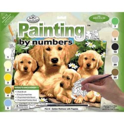 SchilderenopnrGoldenRetrievers