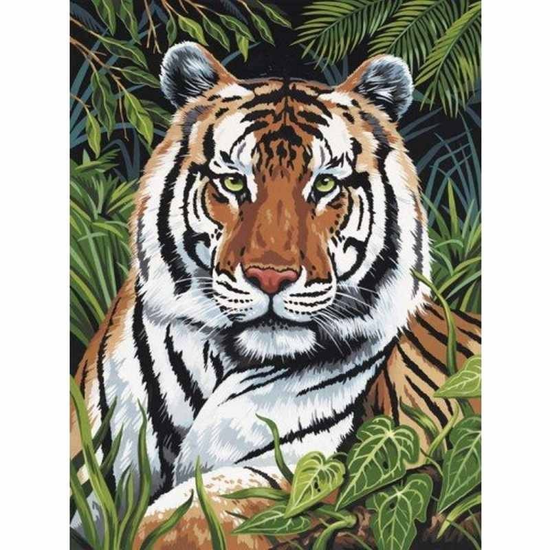 Schilderenopnr.:TigerinHidingPJS75
