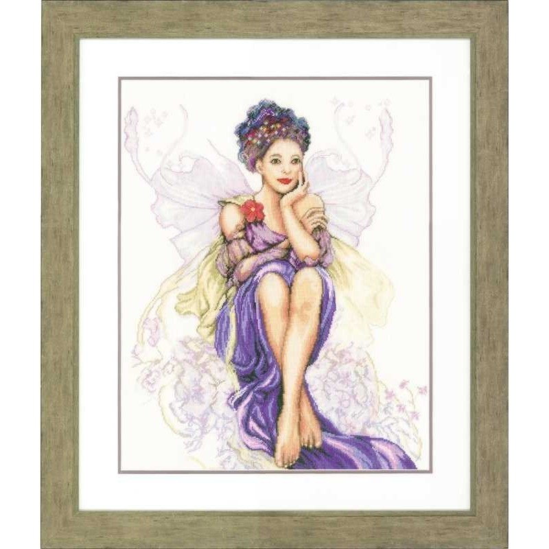 TP Purple butterfly girl    39x51cm