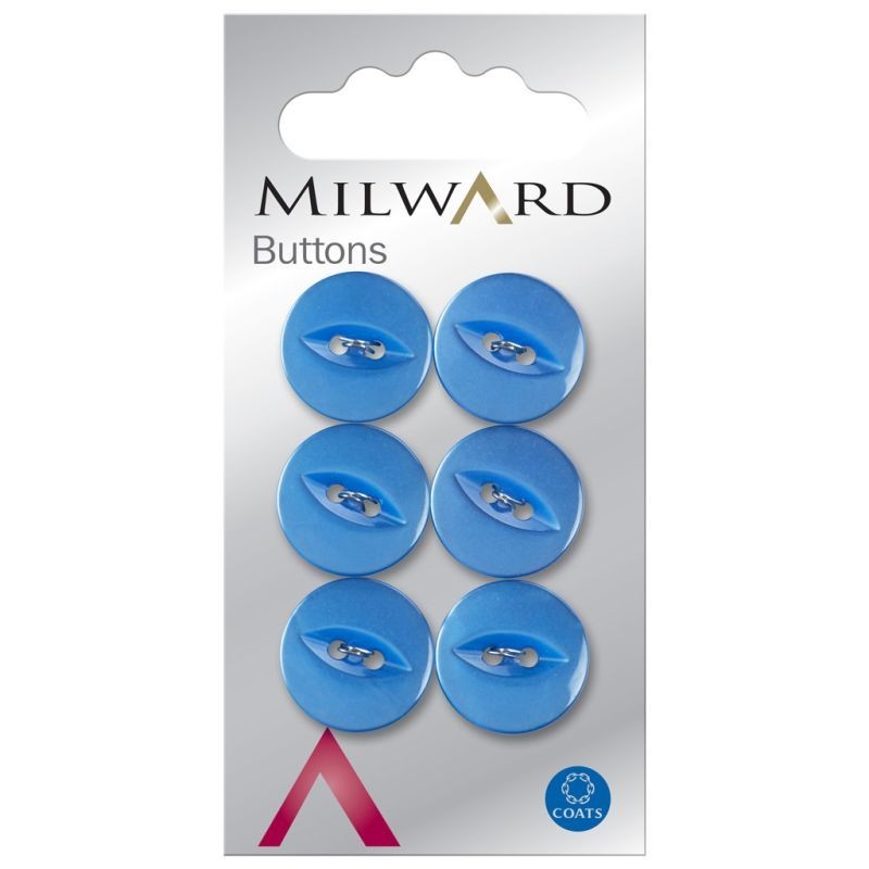 KNOPEN OP KAARTJES nr 152 Milward/ 6 stuks