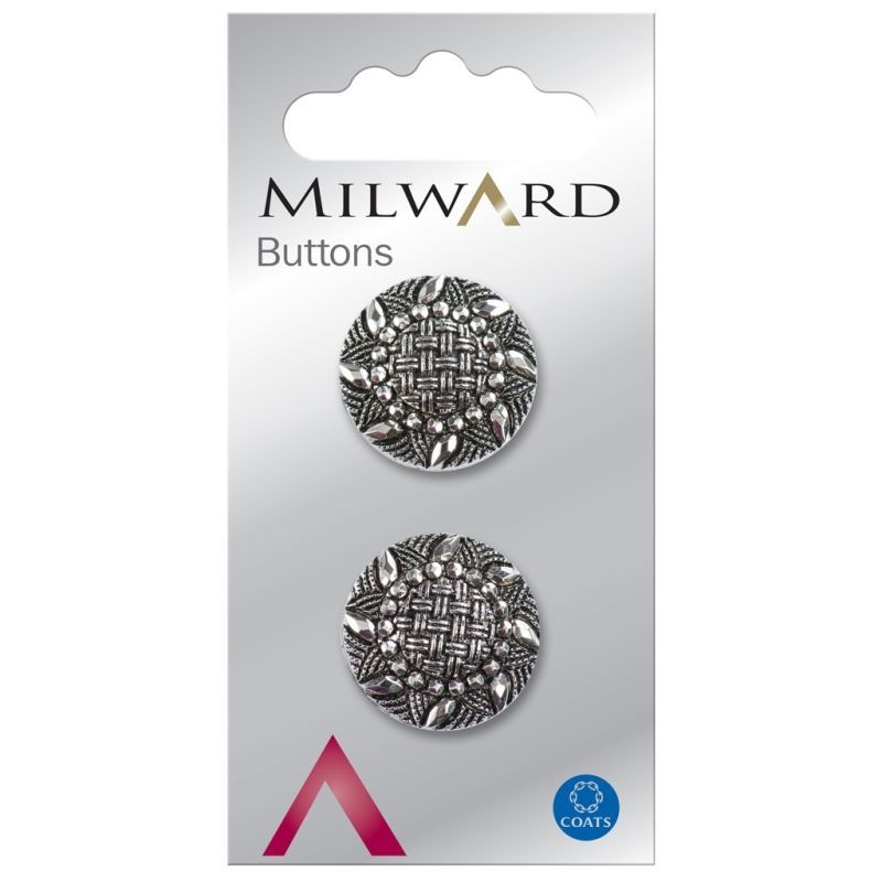 KNOPEN OP KAARTJES nr 341 Milward/ 2 stuks