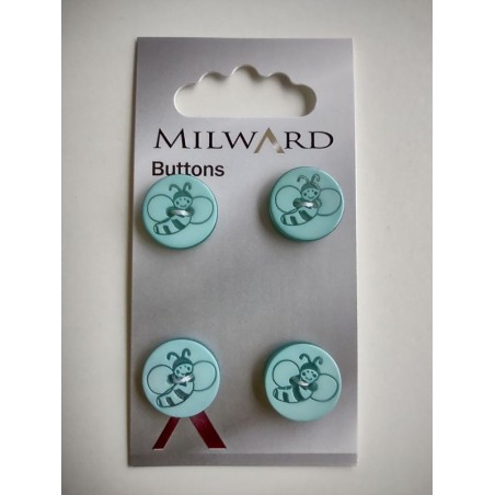 KNOPEN OP KAARTJES nr 441 Milward/ 4 stuks