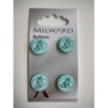 KNOPEN OP KAARTJES nr 441 Milward/ 4 stuks