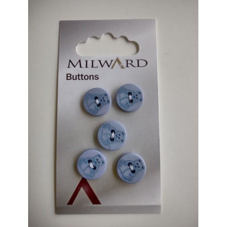 KNOPEN OP KAARTJES nr 938 Milward/ 5 stuks