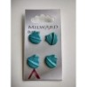 KNOPEN OP KAARTJES nr 959 Milward/ 3 stuks