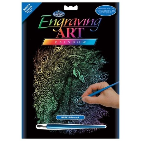 Scrappfolie Rainbow Peacock