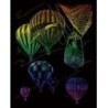 Scrappfolie Rainbow Hot Air Balloons
