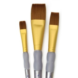 Penselen-set brown taklon 3st RCC236