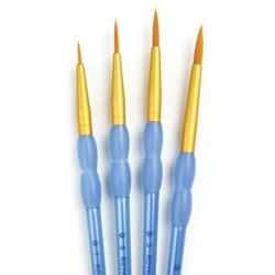 Penselen-set golden taklon 1-3-5-6