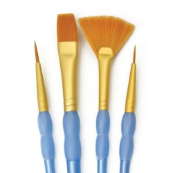 Penselen-set golden taklon Variety 4