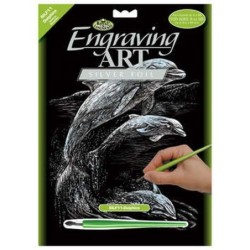 Scrappfolie Zilver Dolphins  Silf11