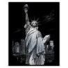 Scrappfolie Zilver Statue of Liberty silf34
