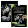 Scrappfolie Zilver Horses     SILF44
