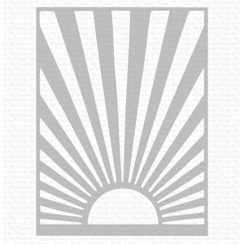 Sunny Rays Stencil (ST-170)