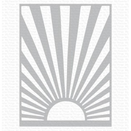 Sunny Rays Stencil (ST-170)