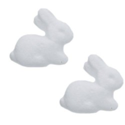 Styropor haasjes  6x3cm 2st.