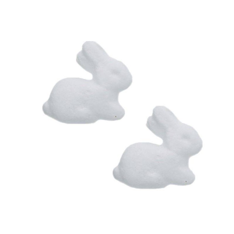 Styropor haasjes  6x3cm 2st.