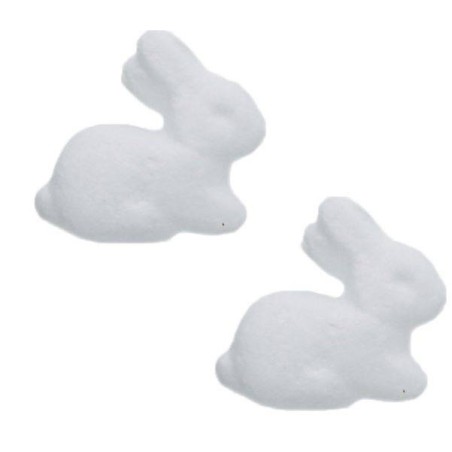 Styropor haasjes  6x3cm 2st.