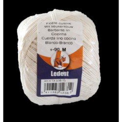 Vlaskoord wit Vlas bindtouw 2draads 1mm +- 90M