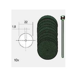 PROXXON 10 snijschijv. 22 mm+stand.