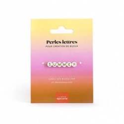 Perles lettres Summer pour bracelet  personnali