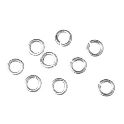 Ringetjes zilverkl.      10mm  /40st