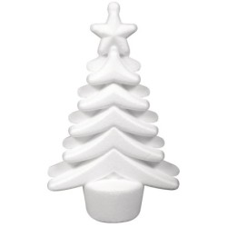 Styropor kerstboom 9x4x14,5cm