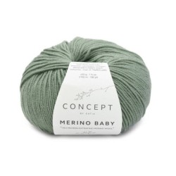 MERINO BABY 157 licht jagersgroen      50gr.
