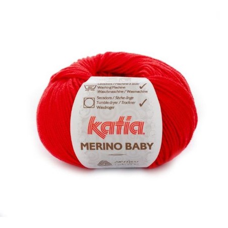 MERINO BABY 4 rood               50gr.