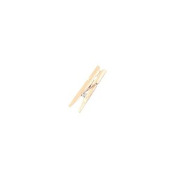 Houten wasknijpers 2,5cm natuur/48st