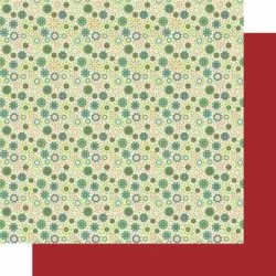 Origami bloesems groen 10x10cm/65vel