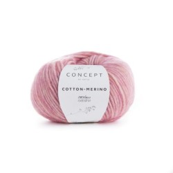 COTTON-MERINO 119 oud roze     50gr.