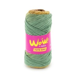 WOW - TOTE BAG 302 Kauwgom roze-Roest bruin-Oker-G