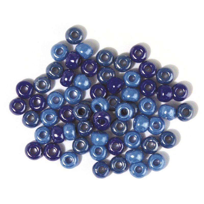 Glazen kralen grootgats 6,7mm 55 gr