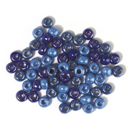 Glazen kralen grootgats 6,7mm 55 gr