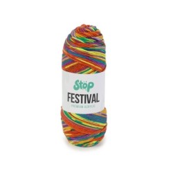 FESTIVAL 202 Roest bruin-Lila-Geel 100