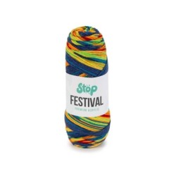 FESTIVAL 203 Blauw-Oranje-Groen-Geel 100