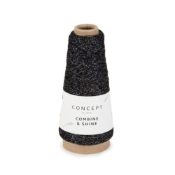 COMBINE & SHINE 20 negro/plata 50gr.