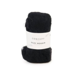 SILKY MOHAIR 106 Zwart 25